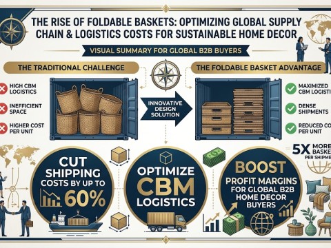 The Rise of Foldable Baskets: Optimizing Global Supply Chain & Logistics Costs for Sustainable Home Decor